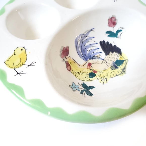 Vintage | Double Soft-Boiled Egg Cup / Bowls - Picture 3 of 10